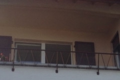 Protection de balcon - enveloppement de la rembarde
