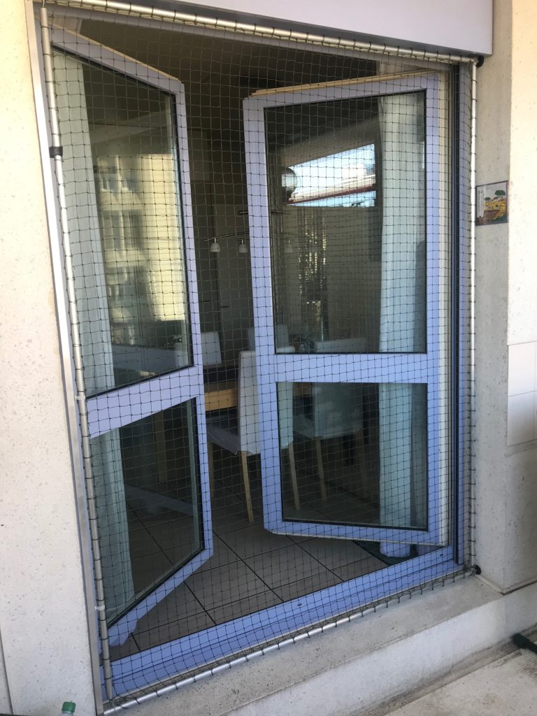 Protection Chat Porte Fenetre Filet Coulissant