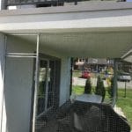 Protection Chat Sécurisation de terrasse avec porte